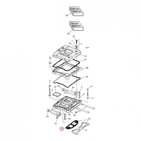 cometic - Joints pour cache culbuteur - COMETIC