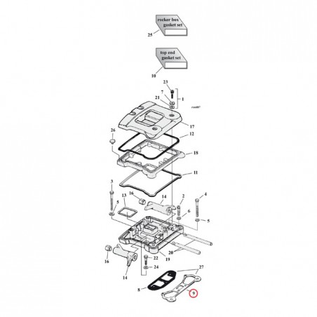 cometic - Joints pour cache culbuteur - COMETIC