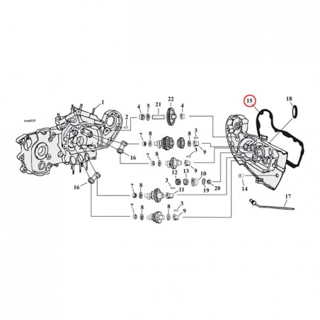 COMETIC GASKETS, CAM COVER EST 52-81 K, XL(NU)