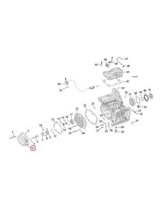 COMETIC O-RING, CLUTCH CABLE 87-20 Softail 91-17(NU)Dyna 87-13(NU)FLT/Touring 14-16(NU)FLHR/C 88-20 XL 08-12(NU)XR1200. Models 