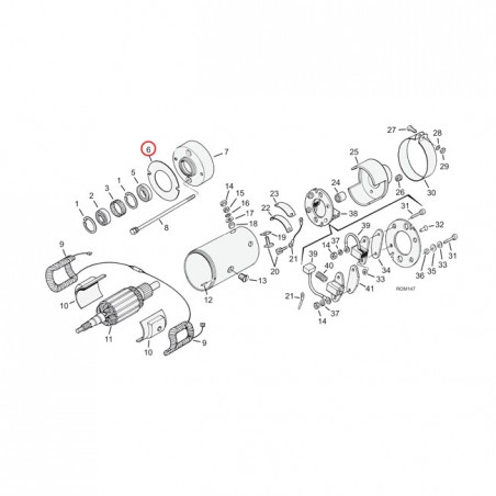 COMETIC GASKET, GENERATOR MOUNT 58-69 FL 58-E84 XL(NU)