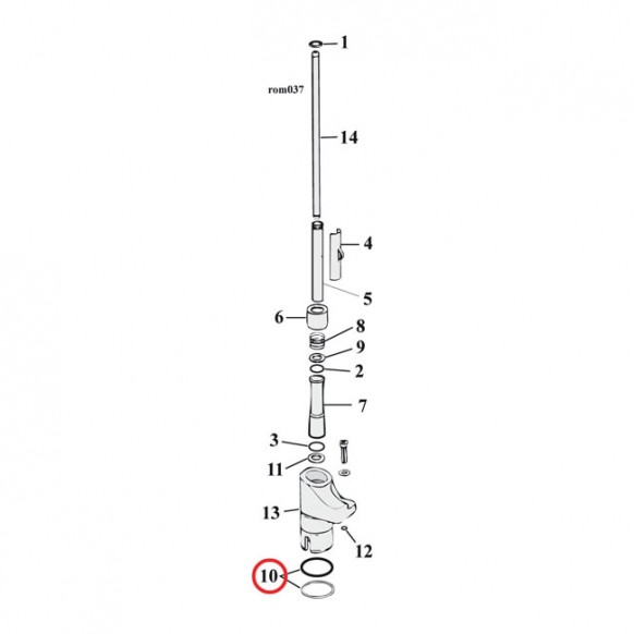 COMETIC O-RING, TAPPET GUIDE UPPER 86-90 XL(NU)