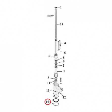 COMETIC O-RING, TAPPET GUIDE UPPER 86-90 XL(NU)