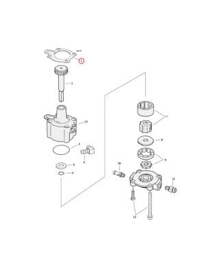 cometic - Oil pump body to case - COMETIC