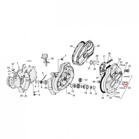 cometic - Seal, shifter shaft - COMETIC