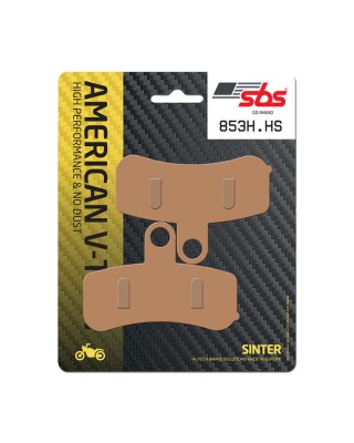sbs - Plaquettes de frein avant - Harley-Davidson Dyna de 2008 à 2011 & Softail de 2008 à 2010 - Métal fritté - SBS