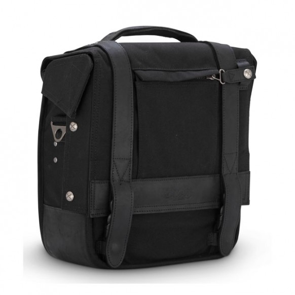 BURLY SINGLE SADDLEBAG black