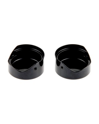 cult werk - Bouchons de tubes de fourche Logo - Harley-Davidson Softail Breakout à partir de 2018 - Noir - CULTWERK