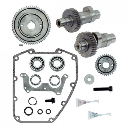 S&S, gear drive 551G camshaft kit (IOG) 99-06 Twin Cam (excl. 2006 Dyna) with stock non-hydraulic chain tensioners (NU)
