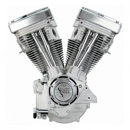 S&S, V80" basic engine assembly. Natural 84-99 B.T.(NU)