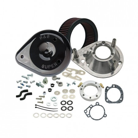 S&S, teardrop air cleaner assembly 91-06(NU)XL (CV CARB ONLY)