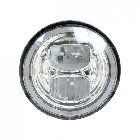 mcs - Optique de phare avant à LED Vulcano I - 5.75" de diamètre - Homologué ECE - Universel - MCS