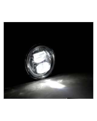 mcs - Optique de phare avant à LED Vulcano I - 5.75" de diamètre - Homologué ECE - Universel - MCS