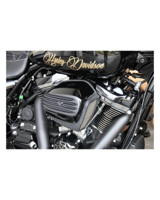cult werk - Cache filtre à air Special - Harley-Davidson Touring à partir de 2017 - Noir - CULTWERK