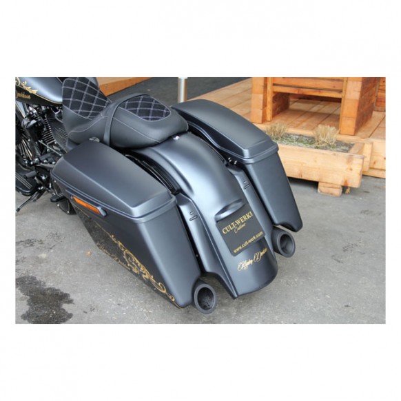 cult werk - Kit de garde-boue arrière Custom - Harley-Davidson Touring à partir de 2014 - Prêt à peindre - CULTWERK