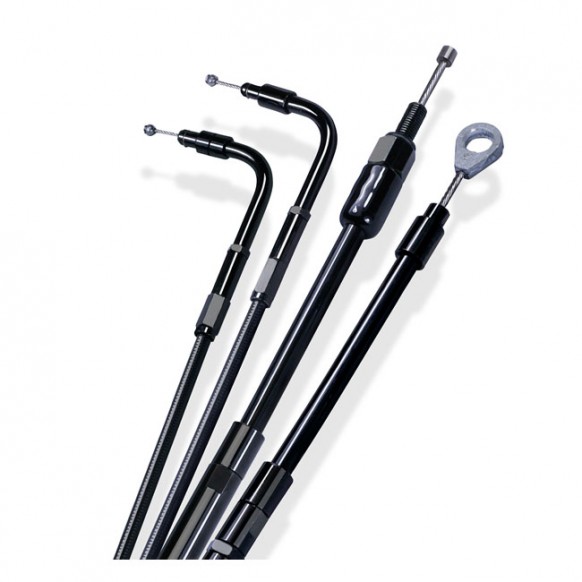 barnett - Câble d'accélérateur - Taille OEM + 20" - Harley-Davidson Big Twin de 1981 à 1989 & Sportster XL de 1981 à 1987 