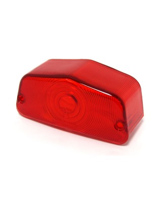 mcs - Cabochon de remplacement - Homologué ECE - Pour feu arrière Lucas - Rouge - MCS