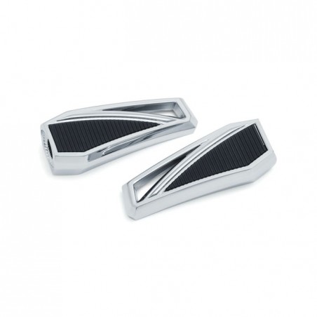 Kuryakyn Phantom footpegs without adapters chrome Model specific splined footpeg adapters are found in the adapter overview and