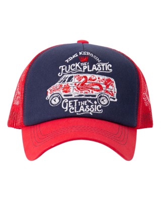 king kerosin - King kerosin f*ck the plastic cap red/blue - KING KEROSIN