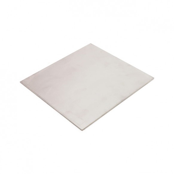 mcs - Tôle d'acier - 200 x 200 x 2 mm - Acier inoxydable - MCS