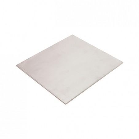 mcs - Tôle d'acier - 200 x 200 x 2 mm - Acier inoxydable - MCS