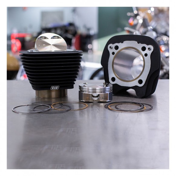 S&S, 114" to 128" big bore conversion cylinder & piston kit 17-20 114" M8