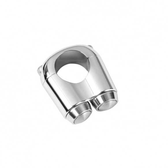 Motone, micro switch with 2 buttons. Chrome Universal