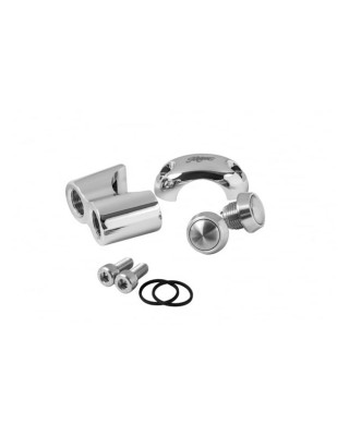 Motone, micro switch with 2 buttons. Chrome Universal