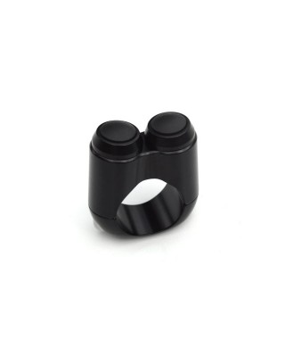 Motone, micro switch with 2 buttons. Black Universal