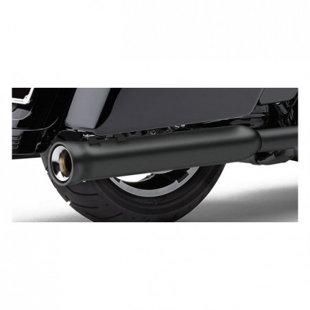 Cobra NH series 3" slip-on mufflers 07-16 Softail De Luxe 08-11 FLSTSB Cross Bones 12-16 FLS Slim (NU)