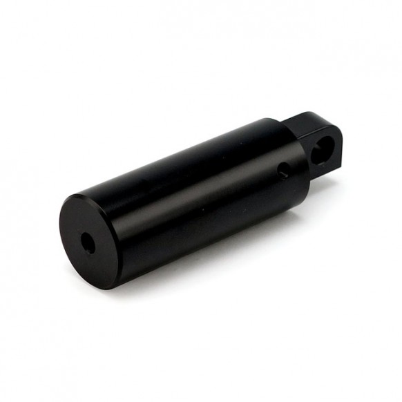 ostfreesenchoppers - Adaptateur de repose-pieds - Pour poignées de guidon de 29,8 mm - Noir - OstFreesenChoppers