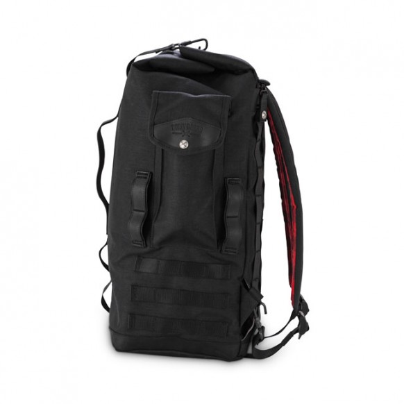 Burly Voyager sissy bar backpack black Cordura universal