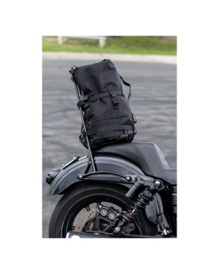 Burly Voyager sissy bar backpack black Cordura universal