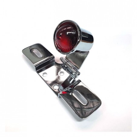 Old School LED taillight 6, chrome Univ.