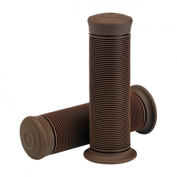 Biltwell 7/8" TPV grips Kung Fu chocolate For 7/8" (22mm) handlebars