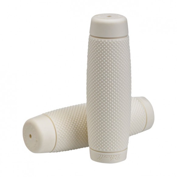 Biltwell 7/8" TPV grips Recoil white For 7/8" (22mm) handlebars