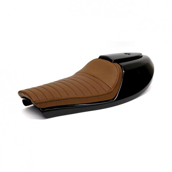 c.racer - Neo Classic Café Racer Seat - Dark Brown - C-Racer