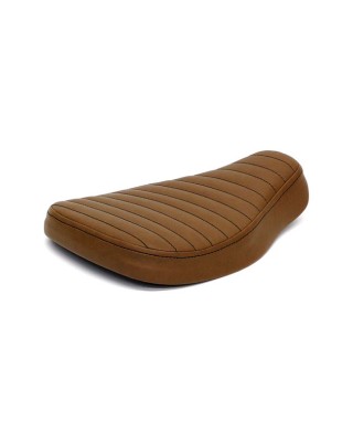 C-Racer, Classic bobber solo seat. Large. Dark brown universal