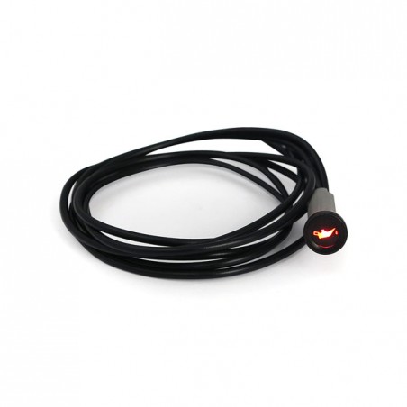 mcs - Voyant d'huile - 3/8" - OEM 68020-92A - Harley-Davidson FX, FXR, Dyna & Sportster XL de 1984 à 1994 - Rouge - MCS