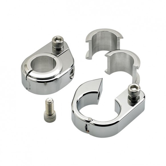 Biltwell, straight o/s speed clamps chrome univ.