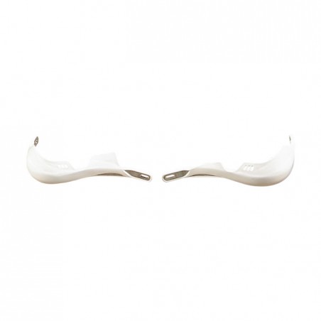 Emgo, 7/8 hand guards. White 7/8" (22mm) handlebars