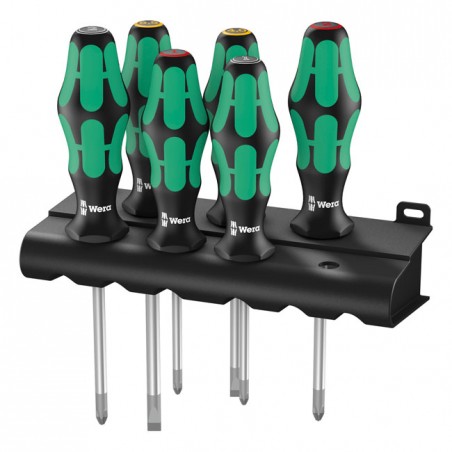 wera - Screwdriver Set 6 Pcs - Kraftform 300 Plus - Wera