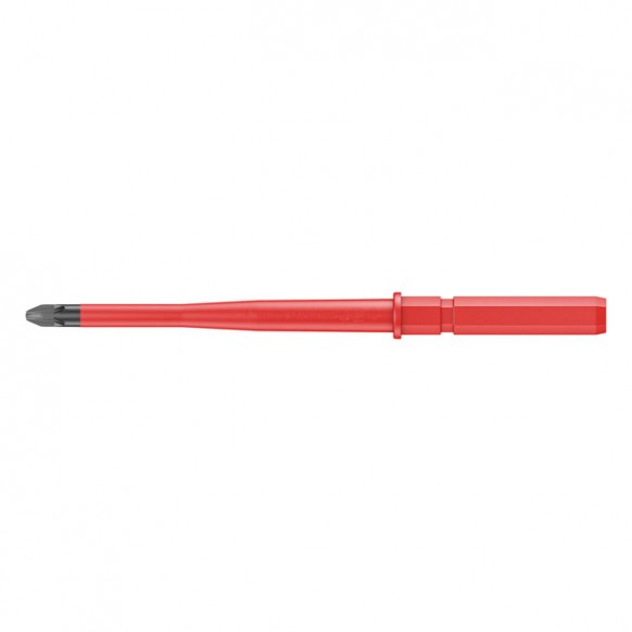 wera - Compact Inter-Changeable Screwdriver Shaft Pozidriv Pz2 - Wera
