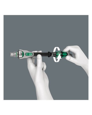 wera - Zyklop Ratchet Kit 28 Pcs - 1/4" Drive Us Sizes - Wera