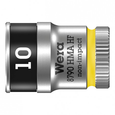 wera - Zyklop 1/4" Socket With Holding Function - Metric 10.0 - Wera