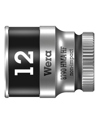 wera - Zyklop 1/4" Socket With Holding Function - Metric 12.0 - Wera