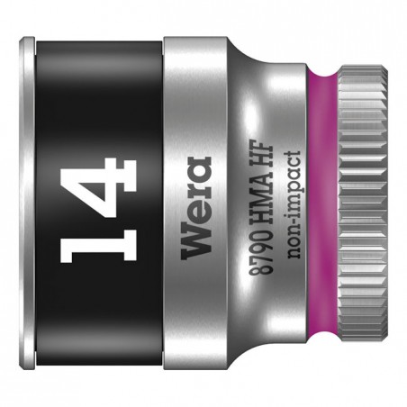 wera - Zyklop 1/4" Socket With Holding Function - Metric 14.0 - Wera