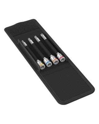 wera - Torx Socket Bit Set 1/4" With Holding Function - Wera