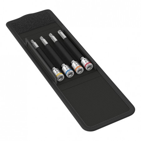 wera - Torx Socket Bit Set 1/4" With Holding Function - Wera