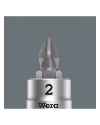 wera - Zyklop 1/4" Pozidriv Socket Bit - Wera